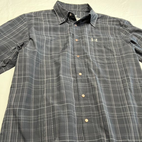 Under Armour button down long sleeve Super Bowl XLIV special edition great cond - Picture 1 of 8